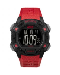 UFC Men's Quartz Core Resin Red Shock Watch, 45mm