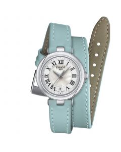 Women's Swiss Bellissima Blue Leather Strap Watch 26mm