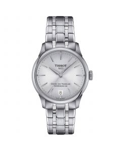 Women's Swiss Automatic Chemin des Tourelles Powermatic 80 Stainless Steel Bracelet Watch 34mm