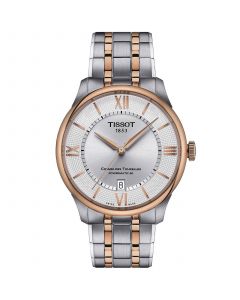 Unisex Swiss Automatic Chemin des Tourelles Powermatic 80 Two-Tone Stainless Steel Bracelet Watch 39mm