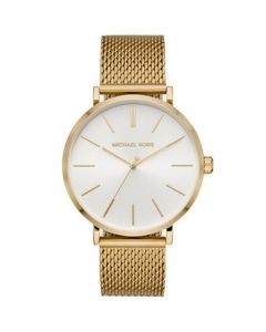 Men's Auden Quartz Three-Hand Gold-Tone Mesh Watch 42mm