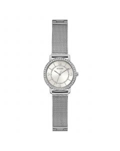 Women's Analog Silver-Tone Stainless Steel Watch 28mm