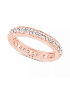 Diamond Beaded Edge Eternity Band (7/8 ct. t.w.) in 14k Gold