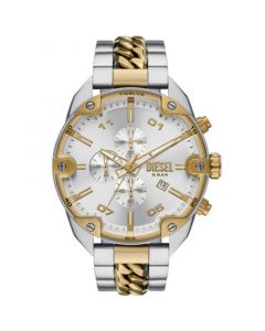 Men's Spiked Chronograph Stainless Steel Watch 49mm