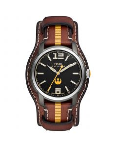 Unisex Limited Edition Star Wars Han Solo Three-Hand Brown Leather Watch, 40mm