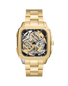 Unisex Limited Edition Star Wars C-3PO Automatic Gold-Tone Stainless Steel Watch, 41mm