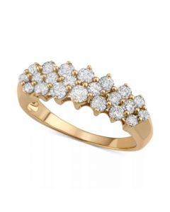 Diamond Band (1 ct. t..w) in 14k Gold or Rose Gold