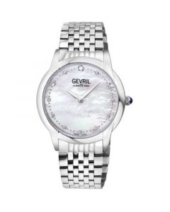 Women's Airolo Swiss Quartz Silver-Tone Stainless Steel Watch 36mm