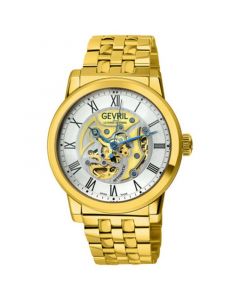 Men's Vanderbilt Swiss Automatic Gold-Tone Stainless Steel Watch 47mm