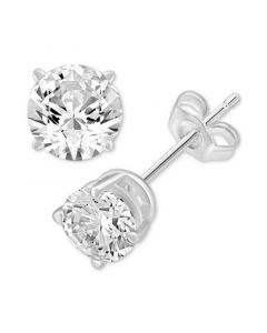 Diamond Stud Earrings (3/8 ct. t.w.) in 14k White Gold