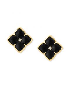 EFFY® Onyx & Diamond Accent Fancy Stud Earrings in 14k Gold