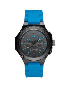 Men's Raptor Blue Silicone Strap Watch 46mm