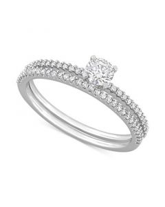 Diamond Bridal Ring Set (1/2 ct. t.w.) in 14k White Gold