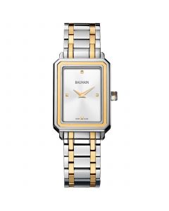 Women's Swiss Eirini Two-Tone Stainless Steel Bracelet Watch 25x33mm