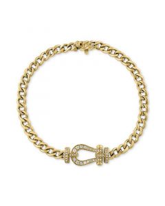 EFFY® Diamond Horseshoe Curb Link Bracelet (1/3 ct. t.w.) in 14k Gold