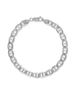 Flat Mariner Link Chain Bracelet in Sterling Silver, Created for Macy's