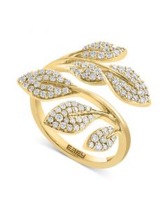 EFFY® Diamond Vine Motif Bypass Ring (5/8 ct. t.w.) in 14k Gold