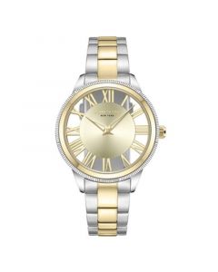 Women's Quartz Transparency Two-Tone Stainless Steel Watch 36mm