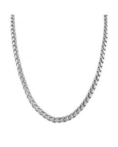 Men's Link Chain 22" Necklace in Stainless Steel