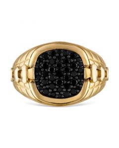 Men's Classic Black Diamond (1/2 ct. t.w.) Ring in 14k Gold