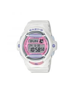 G-Shock Women's Digital White Resin Watch 42.6mm, BG169PB-7