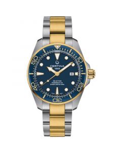 Men's Swiss Automatic DS Action Diver Two-Tone Stainless Steel Bracelet Watch 43mm