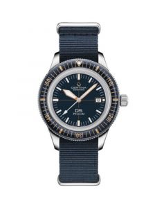 Men's Swiss Automatic DS PH200M Blue Synthetic Strap Watch 43mm