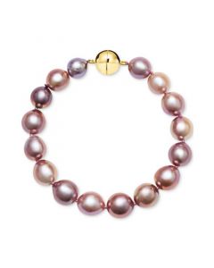 Pink Cultured Freshwater Pearl (10-12mm) Bracelet