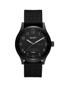 Men's Field Automatic Black Canvas Strap Watch 42mm