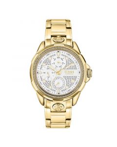 Men's Three-Hand Quartz 6e Arrondissement Gold-Tone Stainless Steel Bracelet 46mm