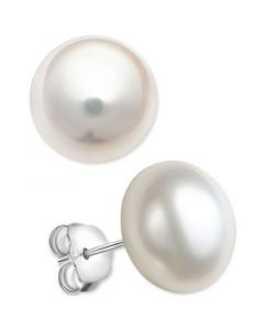 Cultured Freshwater Pearl (13mm) Stud Earrings