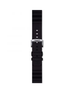 Official Interchangeable Black Silicone Watch Strap