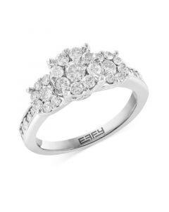 EFFY® Diamond Trio Cluster Ring (1-1/2 ct. t.w.) in 14k White Gold