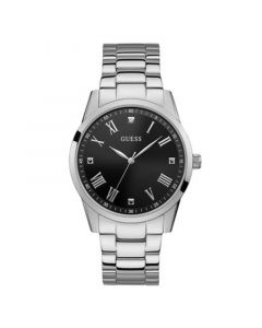 Men's Analog Silver-Tone Stainless Steel Watch 42mm