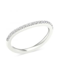 Diamond Wedding Band (1/5 ct. t.w.) in 14k White Gold