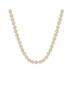 Men's Diamond 22" Tennis Necklace (2-1/2 ct. t.w.) in 10k Gold