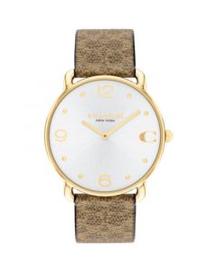 Women's Elliot Signature Tan Canvas Strap Watch, 36mm