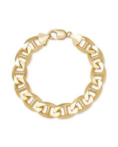 Men's Mariner Link Chain Bracelet (13.5mm) in 14k Gold-Plated Sterling Silver