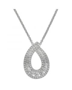 Arabella Cubic Zirconia Pendant Necklace in Sterling Silver (1-1/4 ct. t.w.)