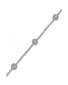 Diamond Circle Bracelet in Sterling Silver (1/2 ct. t.w.)