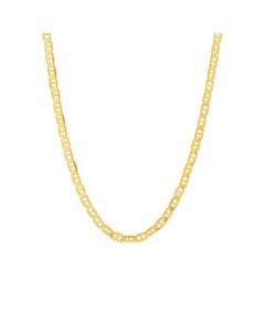 Polished 20" Mariner Chain (3mm) in 10K Yellow Gold