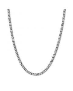 Cuban Link Chain 18" Necklace (2-3/4mm) in Sterling Silver