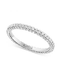 EFFY® Diamond Three-Side Eternity Band (1-1/10 ct. t.w.) in 14k White Gold