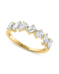 EFFY® Diamond Multi-Shape Band (7/8 ct. t.w.) in 14k Gold