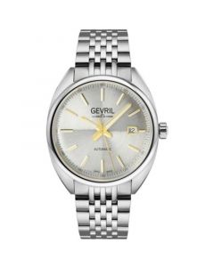 Men's Five Points Swiss Automatic Silver-Tone Stainless Steel Watch 40mm