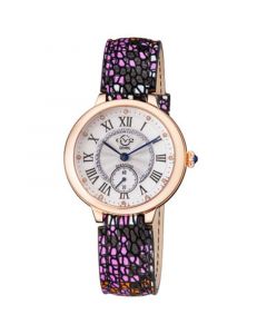 Women's Rome Swiss Quartz Multicolor Leather Watch 36mm