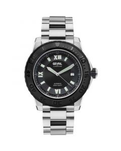 Men's Seacloud Swiss Automatic Silver-Tone Stainless Steel Watch 45mm