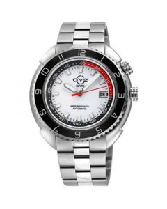 Men's Squalo Swiss Automatic Silver-Tone Stainless Steel Watch 46mm