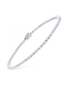 Diamond Baguette Tennis Bracelet (1 ct. t.w.) in 14k White Gold