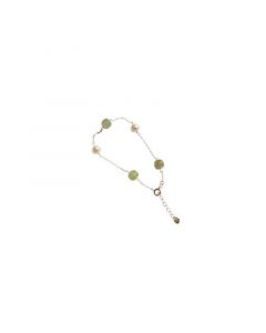 Olivia — Jade Pearl Bracelet